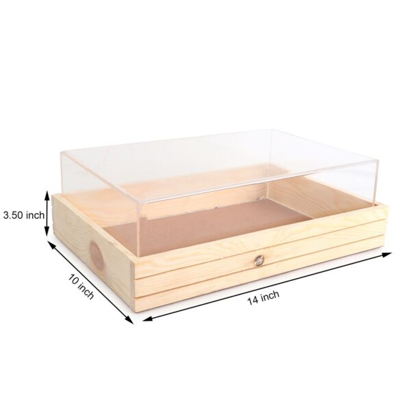 Wooden Gift Box with Acrylic top